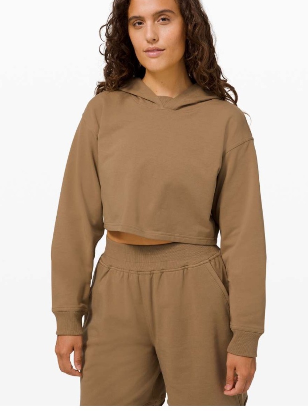 Lululemon LA All Yours Cropped Hoodie in
Frontier
